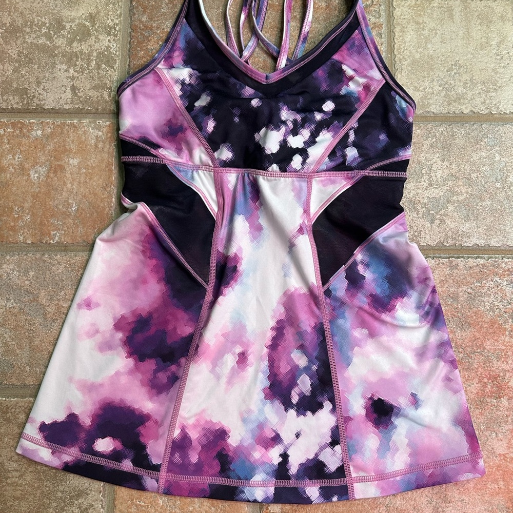 lululemon athletica Purple and Pink Tank Top